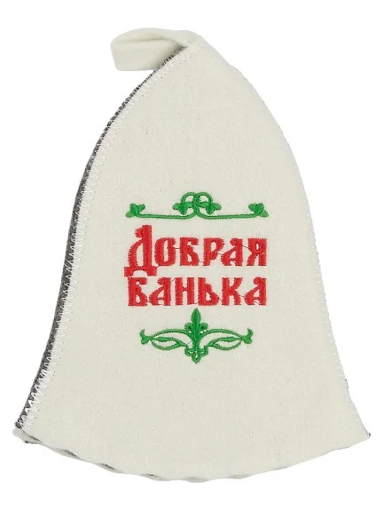 Шапка для бани и сауны, защита от перегрева