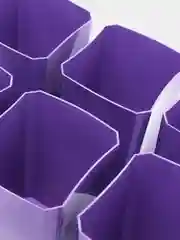 Фиолетовый горшок для растений 6 шт