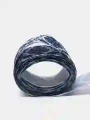 Хром репсовая лента с рисунком 25мм, 3 метра