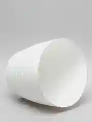Белый кашпо / горшок для цветов с поддоном ДЮНА IDEA
