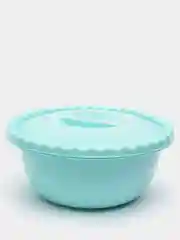 Бирюзовый салатник / миска круглая с крышкой 3л/5л IDEA
