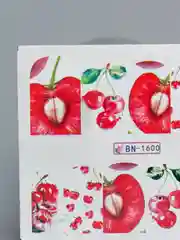 Багровый наклейки для ногтей Фрукты