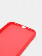 Красный чехол для iPhone 11 / XR / 7 / 8 / SE2 / X / XS / 12 Pro Max, силиконовый
