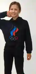 Темно-синий худи детское "Олимп"