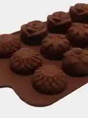 Форма силиконовая для шоколада, льда и мыла "Цветы"