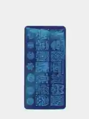 Бордовый пластина для стемпинга №2