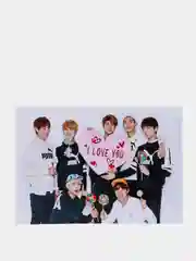Конверт подарочный для денег с фото открыткой k-pop "BTS"