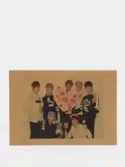 Конверт подарочный для денег с фото открыткой k-pop "BTS"