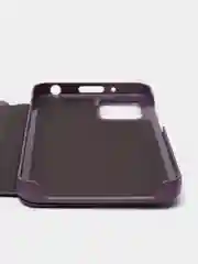 Розовый зеркальный чехол-книжка с полупрозрачной панелью для Xiaomi Redmi 10