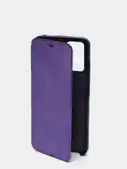 Фиолетовый зеркальный чехол-книжка с полупрозрачной панелью для Xiaomi Redmi 10