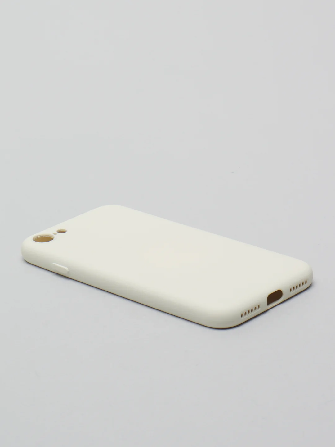 Бежевый чехол для iPhone 11 / XR / 7 / 8 / SE2 / X / XS / 12 Pro Max, силиконовый