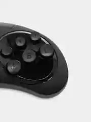 Джойстик для игровой приставки 16 bit 9 pin (узкий штекер) 23-JS черный, матовый