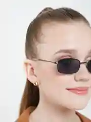 Черный очки прямоугольные солнцезащитные женские и мужские