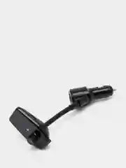 Черный автомобильный Bluetooth FM трансмиттер, ФМ модулятор с зарядным устройством для автомобиля