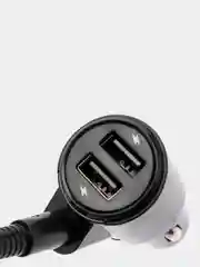 Черный автомобильный Bluetooth FM трансмиттер, ФМ модулятор с зарядным устройством для автомобиля