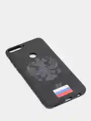 Черный чехлы "Герб" на Iphone, Samsung, Xiaomi, Honor, HYAWEI