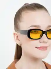 Желтый очки женские, солнцезащитные