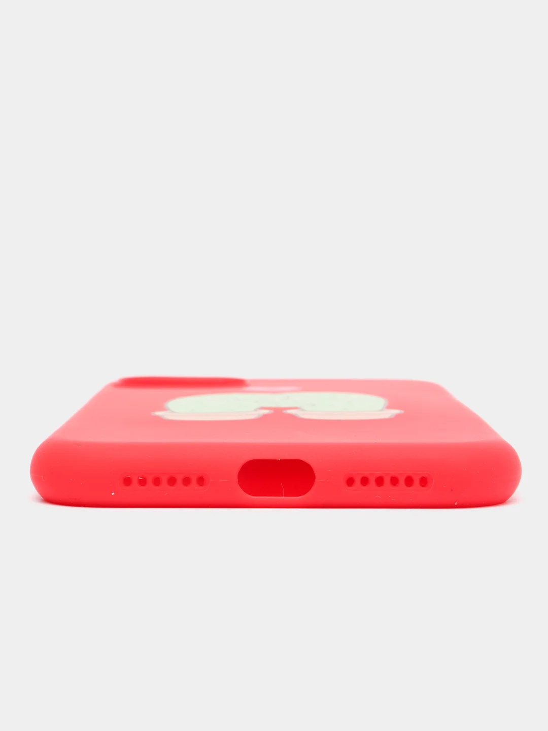 Красный чехол с кактусом для iPhone  7+, 8+, XS Max