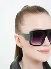 Серый мужские и женские солнцезащитные очки , маска