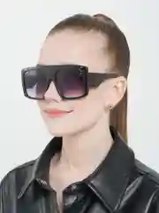 Серый мужские и женские солнцезащитные очки , маска