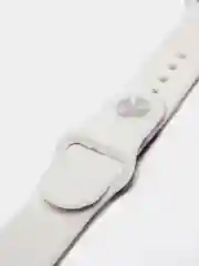 Серый металлик ремешок силиконовый с рисунком для Apple Watch