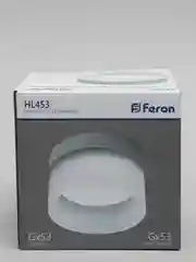 Белый светильник потолочный 12W, 220V, GX53, Feron HL453