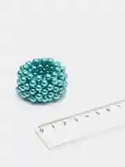 Морской резинка для волос, жемчужная, из бусин, 4 см