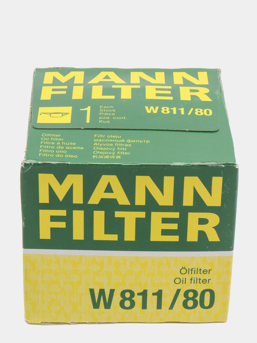 Фильтр масляный MANN-FILTER W811/80 Hyundai/Kia/Mazda/Mitsubishi/Opel  купить по цене 675 ₽ в интернет-магазине Магнит Маркет