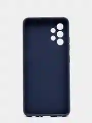 Темно-синий чехол Samsung A12 / M12 / A22 / M32 / M22 / A32 силиконовый с защитой камеры