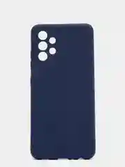 Темно-синий чехол Samsung A12 / M12 / A22 / M32 / M22 / A32 силиконовый с защитой камеры