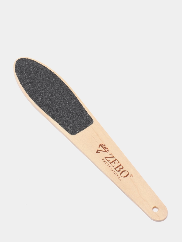 Тёрка для педикюра деревянная, Пилка, Абразив Zebo Professional