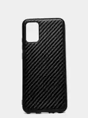 Чехол силиконовый для Samsung A02, A02s, A32, A42, A52, A72 с текстурой под карбон