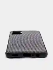 Чехол силиконовый для Samsung A02, A02s, A32, A42, A52, A72 с текстурой под карбон