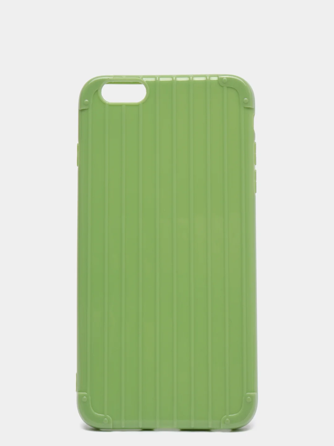 Оливковый чехол для Apple iPhone 6 Plus / 6s Plus, 8 цветов, силиконовый, ребристый