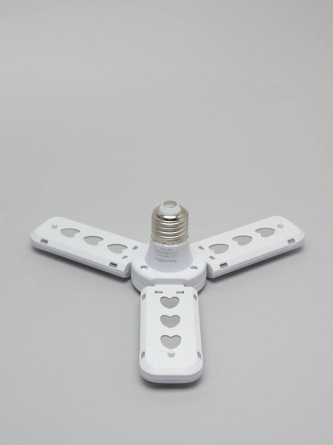 Белый лампа светодиодная яркая лампа Mini Fan Blade складная