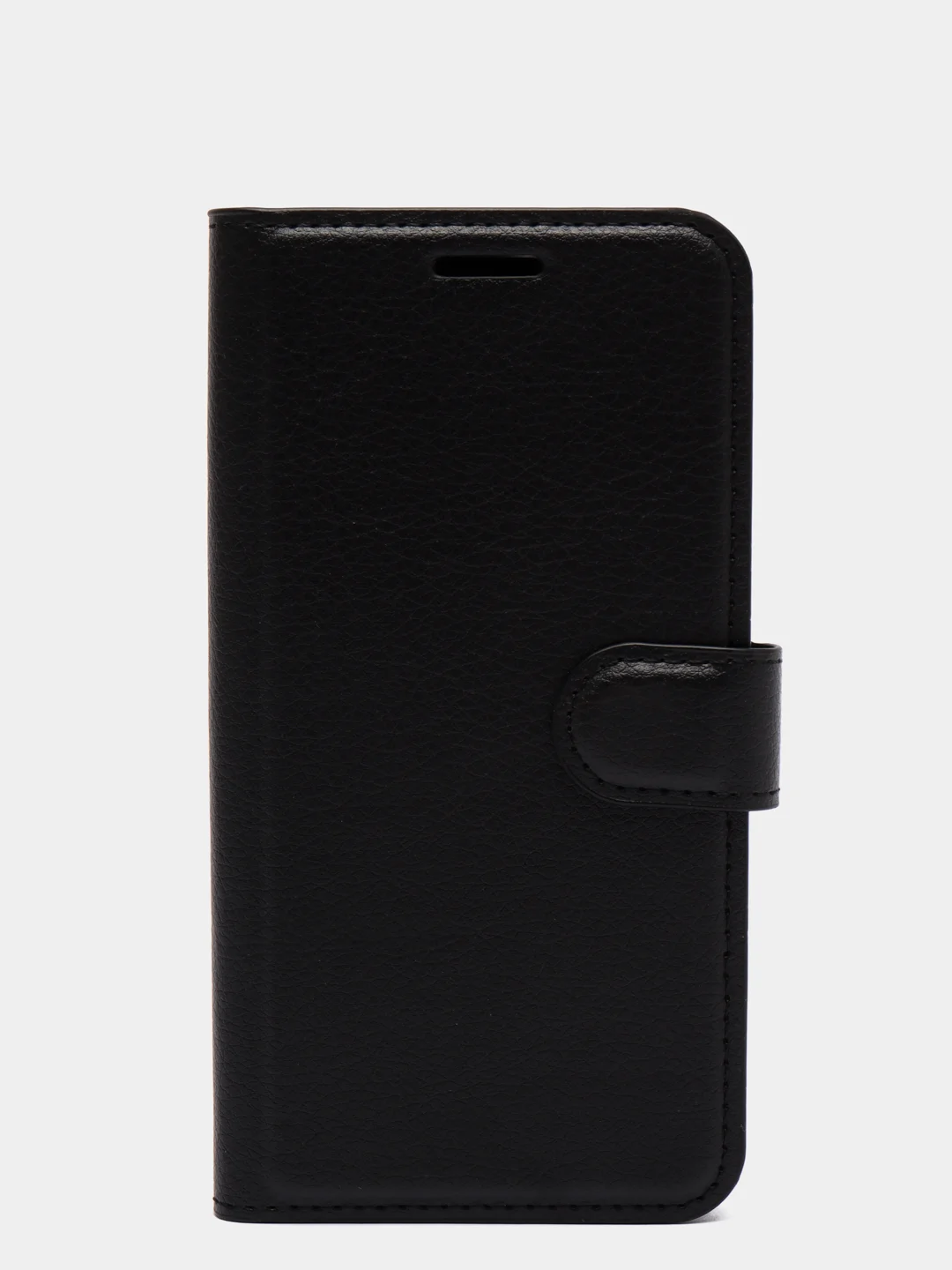 Черный чехол-книжка iPhone 11, XR, SE 2020, 6, 6s, 7, 8, Plus, Pro, XS, X, Max с застежкой