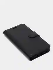 Черный чехол-книжка iPhone 11, XR, SE 2020, 6, 6s, 7, 8, Plus, Pro, XS, X, Max с застежкой