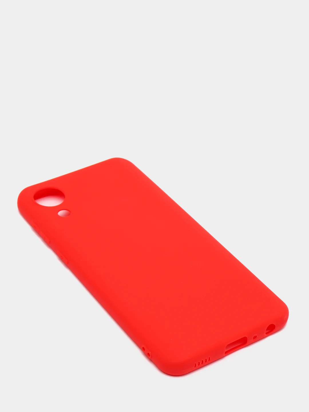 Красный чехол Samsung Galaxy A03 core, силиконовый