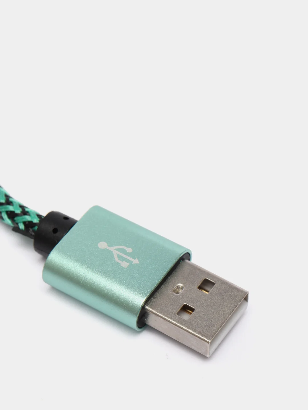 Зеленый кабель micro USB, Type-C, для зарядки и передачи данных