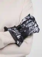 Черный горнолыжные перчатки, теплые зимние, болоньевые унисекс