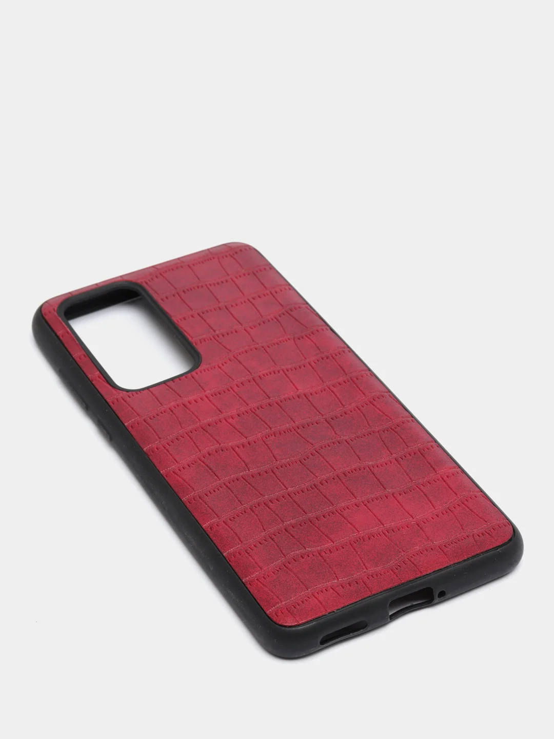 Красный чехол для Huawei P30 Lite/P40/P40Lite/P40 Pro/Honor 8S/8A/Y5 19/Y6 19/Y6p, вставка из кожи