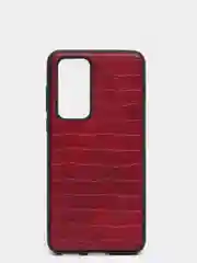 Красный чехол для Huawei P30 Lite/P40/P40Lite/P40 Pro/Honor 8S/8A/Y5 19/Y6 19/Y6p, вставка из кожи