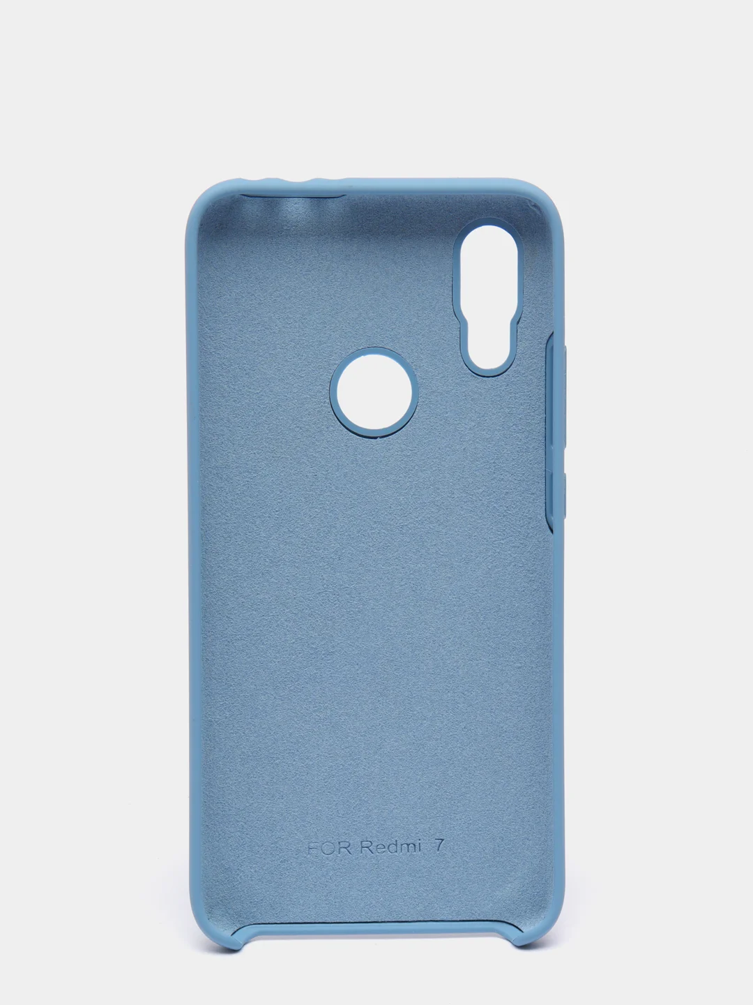 Синий меланж чехол Xiaomi Redmi 7, Сяоми Редми 7 силиконовый Silicone case
