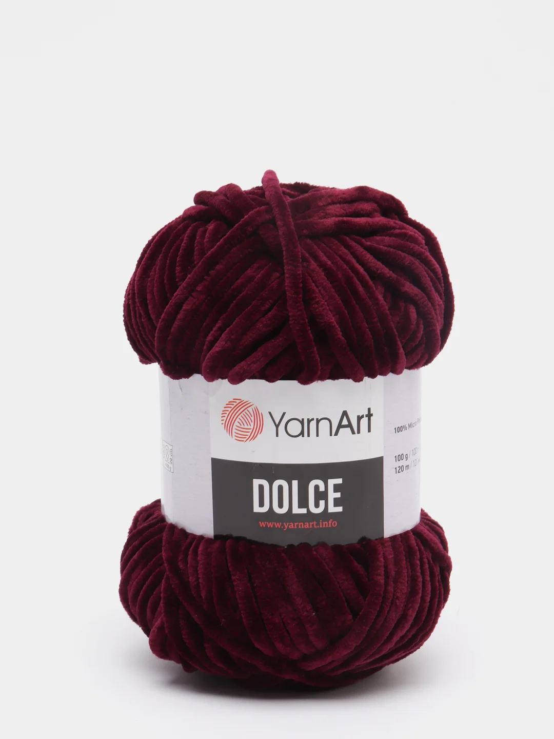 Багровый пряжа плюшевая YarnArt Dolce