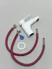 Смеситель для раковины DEVIDA, на гайке, белый, серия VIVA-WHITE DVS0843-11W