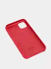 Вишнёвый чехол Silicone case для iPhone 11 с открытым низом