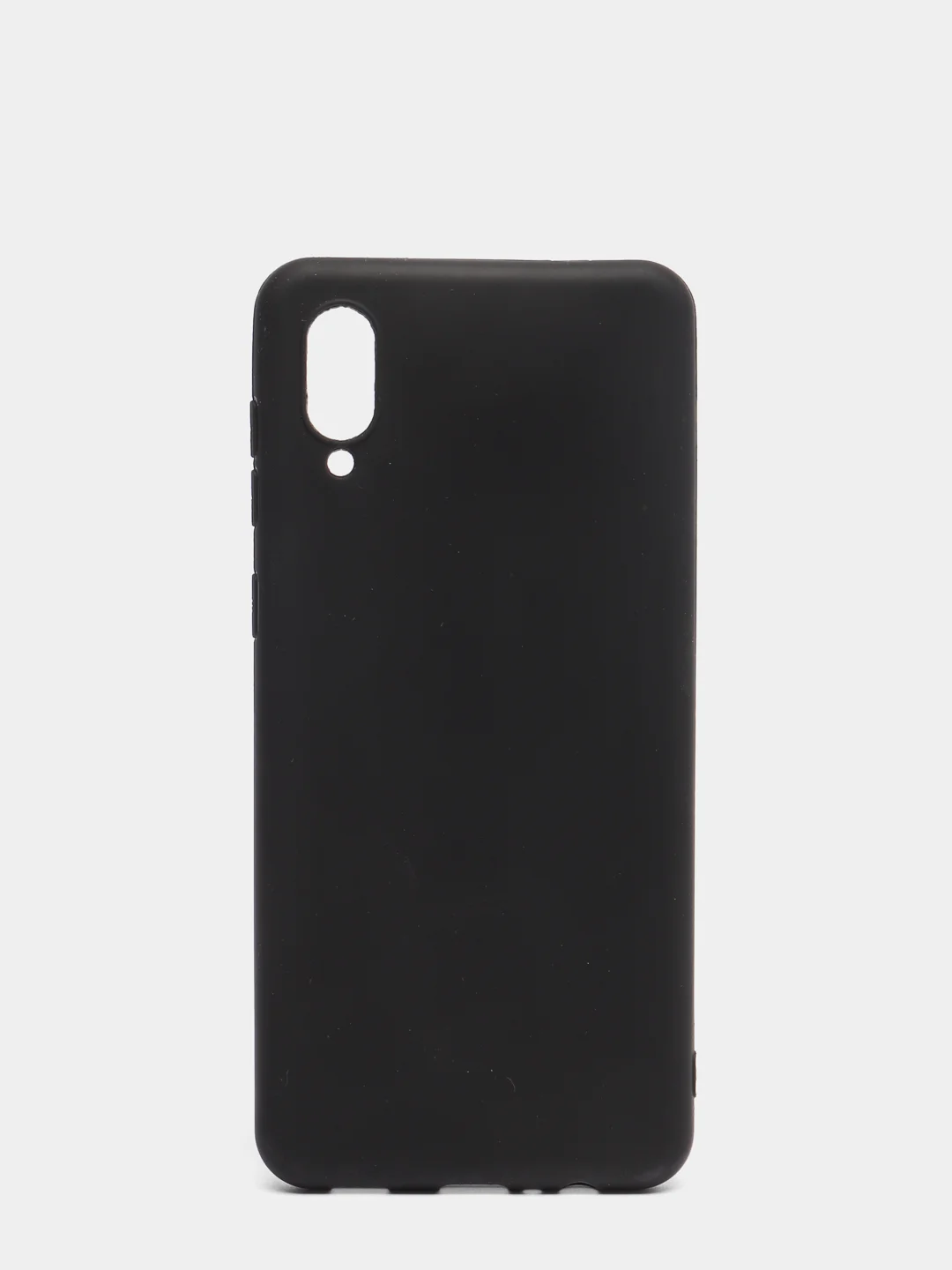 Черный чехол силиконовый на Samsung Galaxy A02