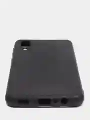 Черный чехол силиконовый на Samsung Galaxy A02