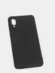 Черный чехол силиконовый на Samsung Galaxy A02