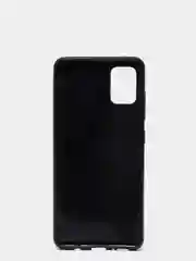Тёмно-серый чехол для Samsung A12, A32, A51, M12 силикон, экокожа с картинкой / рисунком